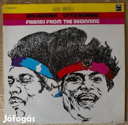 Little Richard & Jimi Hendrix Friends From The Beginning német bakelit