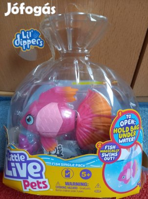 Little live pets úszkáló robot halacska újszerű!