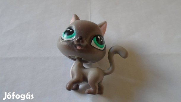 Littlest Pet Shop Szürke Cica figura - újszerű állapotú
