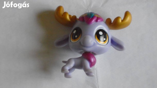 Littlest Pet Shop - Arany Aggancs Szarvas figura - eredeti