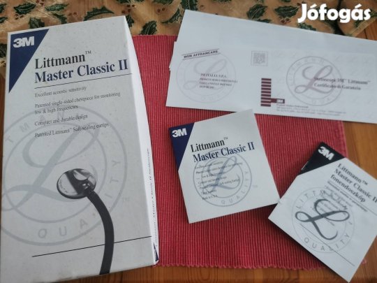 Littmann, Master Classic II. új sztetoszkóp, Fonendoszkóp