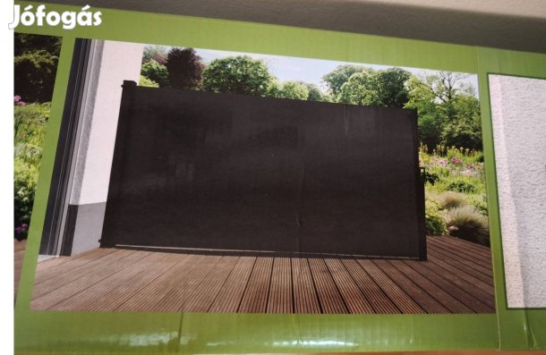 Livarno 300x160 sötétszürke terasz oldal árnyékoló