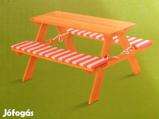 Livarno 374094 - kültéri gyermek ülőgarnitúra asztal pad ülőpárna (új)