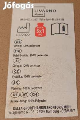 Livarno Fali ékszerszekrény tükörrel (110cm)