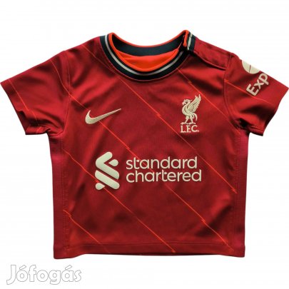 Liverpool 2021-22 Nike hazai Mozz #3 foci mez gyerek 70-75-ös
