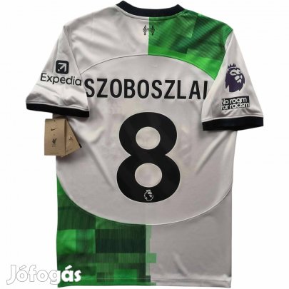 Liverpool 2023-24 Nike vendég Szoboszlai Dominik *Új* foci mez S-es