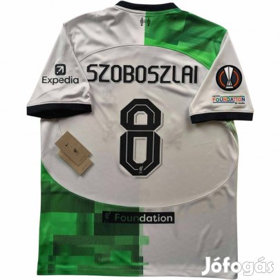 Liverpool 2023-24 Nike vendég Szoboszlai Dominik *Új* foci mez XL-es