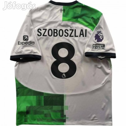 Liverpool 2023-24 Nike vendég Szoboszlai Dominik foci mez XXL-es