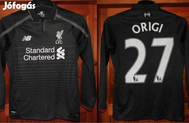 Liverpool Divock Origi eredeti New Balance hosszú ujjú gyerek mez