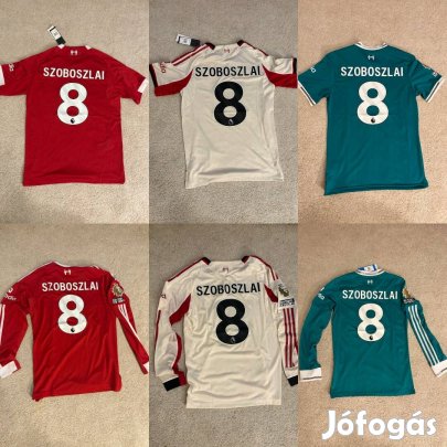 Liverpool Szoboszlai 2025/26-os szeznból foci mez