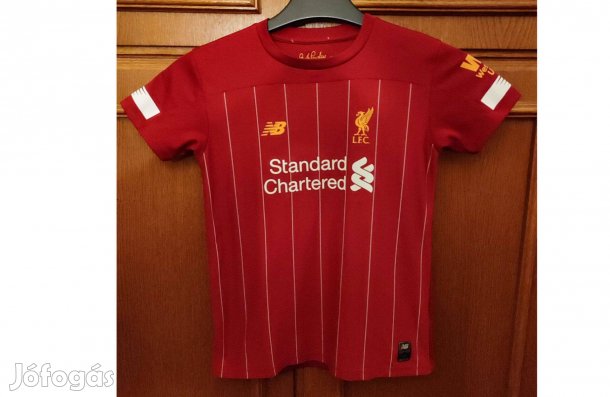 Liverpool eredeti New Balance bordó 2019-20 gyerek mez (116)