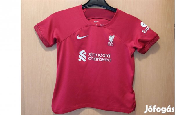 Liverpool eredeti Nike piros gyerek mez 122-128