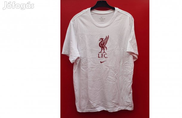 Liverpool eredeti fehér piros Nike póló (XL)