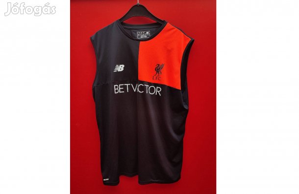 Liverpool eredeti fekete piros New Balance ujjatlan (XL)