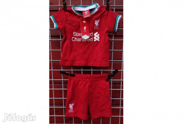 Liverpool eredeti szurkolói, új, címkés piros baby szett (3-6 hónap)