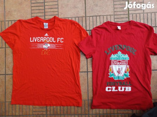 Liverpool póló Adidas póló M XL 2db
