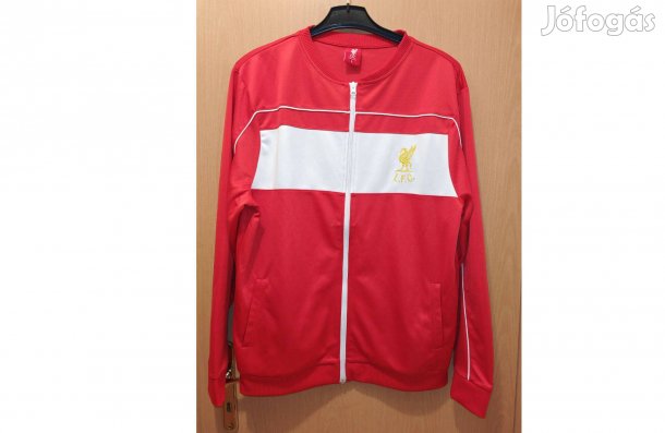 Liverpool szurkolói fekete cipzáras felső (L-es)