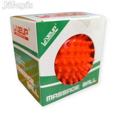 Liveup kézi masszázslabda 9 cm, narancssárga, 100 g