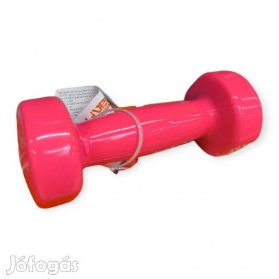 Liveup kézisúlyzó 1 kg, rózsaszín, edzéshez