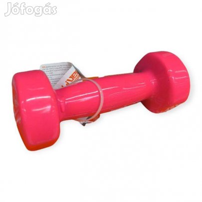 Liveup kézisúlyzó 1 kg, rózsaszín, edzéshez