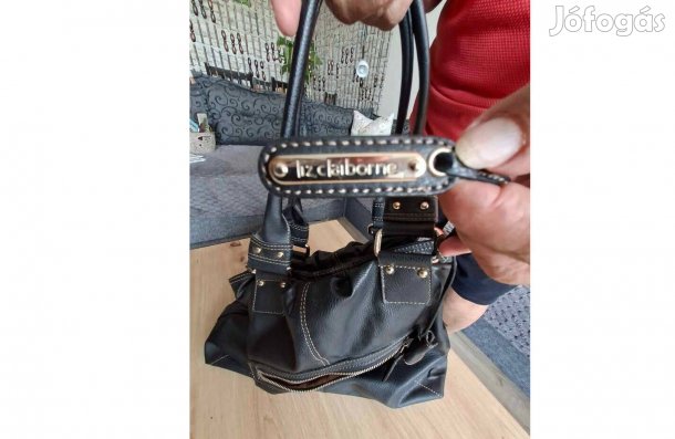 Liz claiborne fekete női bőrtáska