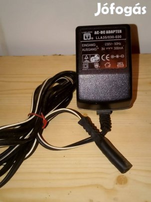 Lla35/030-030 DC adapter 3V 300mA működő