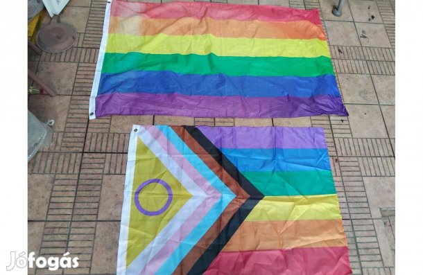 Lmbtq pride zászló 2db