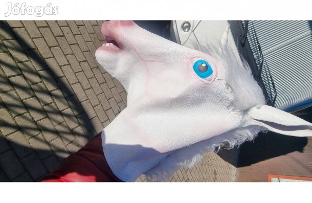 Ló fej maszk jelmez lófej álarc party egész fejes