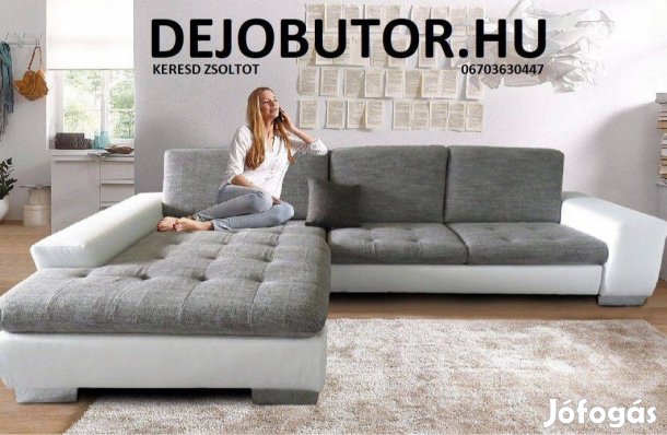 Locket Land sarok kanapé bútor ülőgarnitúra grey 325x195 cm