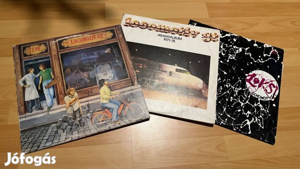 Locomotiv Gt Lokomotiv GT LGT bakelit hanglemez 3db