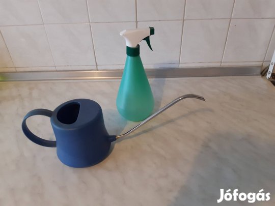 Locsolókanna Öntözőkanna 1 liter +1 Spray flakon 1liter