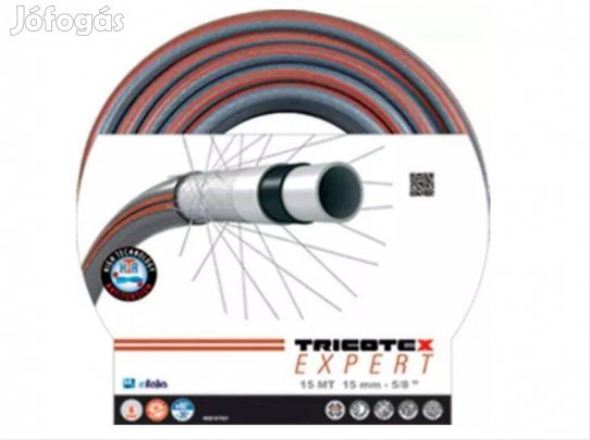 Locsolótömlő slagg 3/4" olasz Tricotex Expert csavarodásmentes 50 méte
