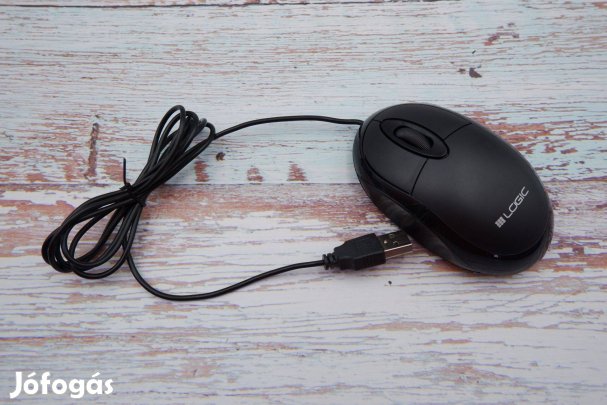 Logic vezetékes optikai egér USB Fekete LM-11