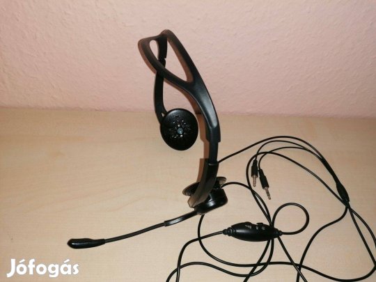 Logitech 860 headset, mikrofonos fejhallgató - 2,4 m hosszú vezetékke