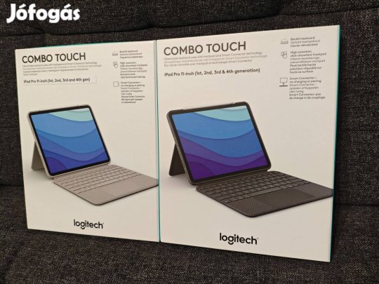 Logitech Combo Touch ipad Pro 11" (1-4. gen) Billentyűzet