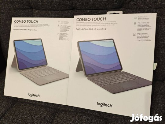 Logitech Combo Touch ipad Pro 12.9" (5. és 6. gen) Billentyűzet