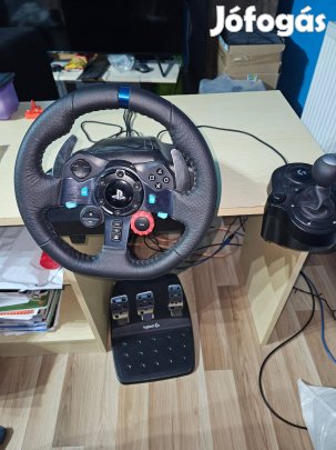 Logitech G29 driving force pc/ps4 Kormány,Hibátlan állapot+váltó+doboz