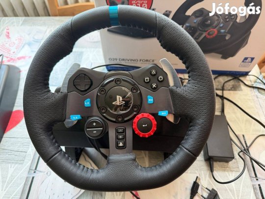 Logitech G29 kormány szett + garancia + ajándék headset