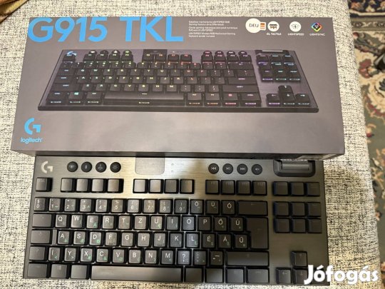 Logitech G915 mechanikus billentyűzet 