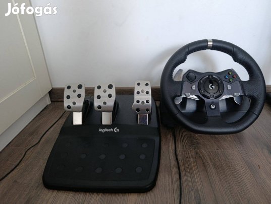 Logitech G920 kormány + pedál Xbox/PC megkímélt állapot