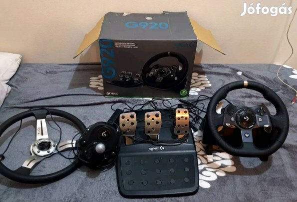 Logitech G920 kormány szett!