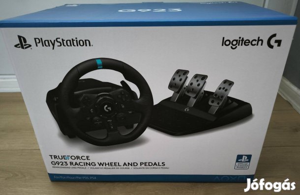 Logitech G923 Kormány + Pedál + Váltó szett (PS/PC verzió)