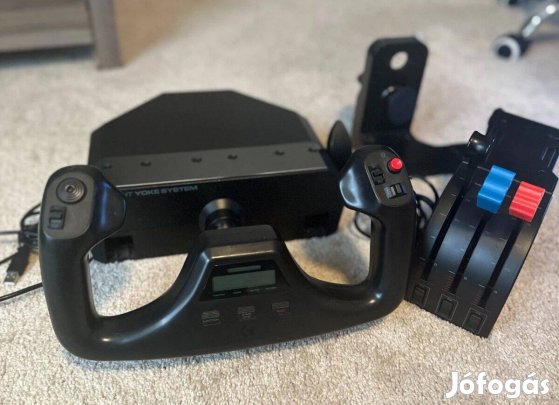 Logitech G Pro Flight Yoke System + Throttle