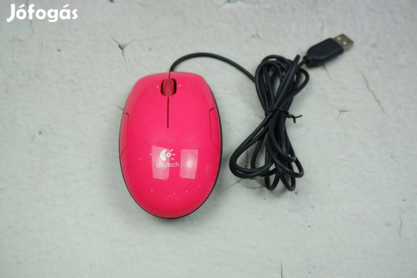 Logitech LS1 lézeres vezetékes egér Rózsaszín USB
