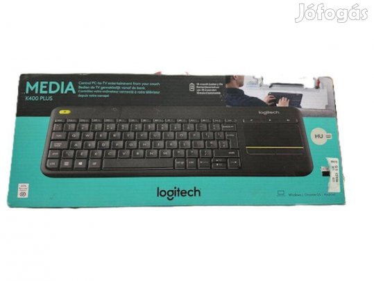 Logitech Media K400 Plus billentyűzet