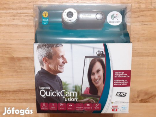 Logitech Quickcam Fusion USB-s webkamera (HD videó-fotó)