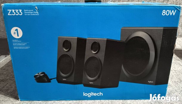 Logitech Z333 2.1 80W hangrendszer eladóvá vált