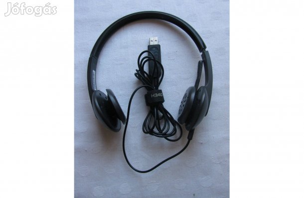 Logitech fejhalgató , USB-s, Headset