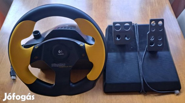 Logitech gamer kormány és pedál