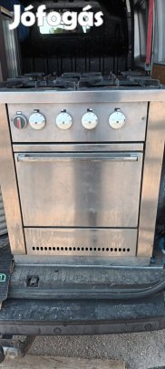 Lohberger Mattighofen gáztűzhely, inox